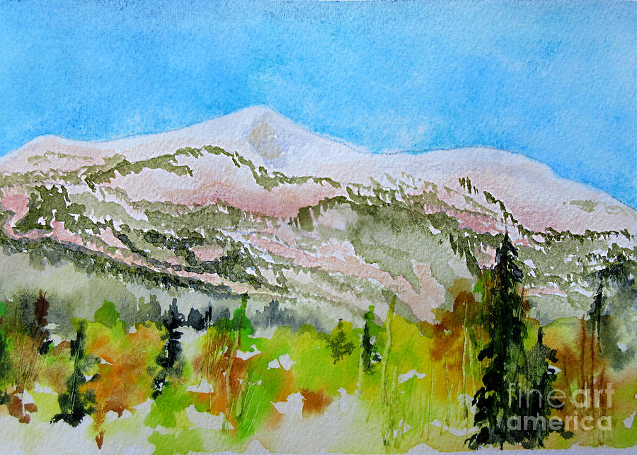 Breckinridge In Autumn Painting by Janet Cruickshank