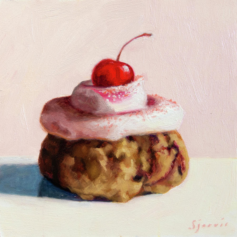 Cookie Painting - Bree Cookie by Susan N Jarvis