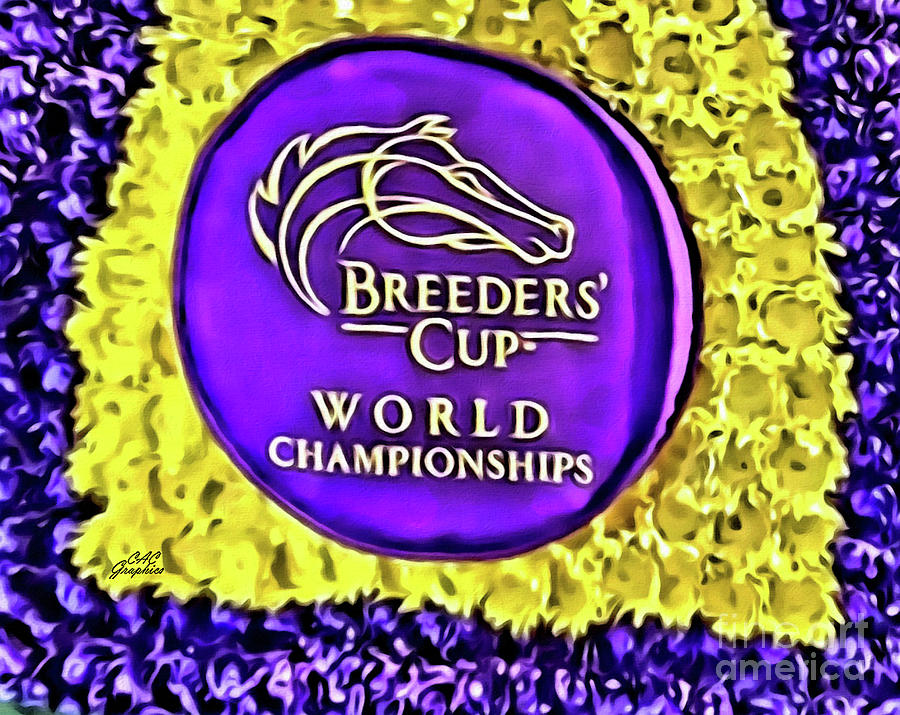 Breeders Cup Flowers Digital Art by CAC Graphics