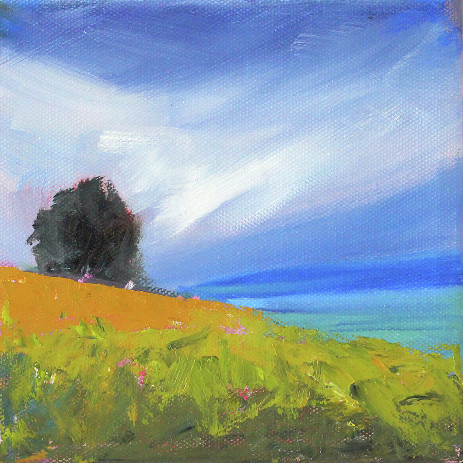 Breezy Day Painting by Nancy Merkle