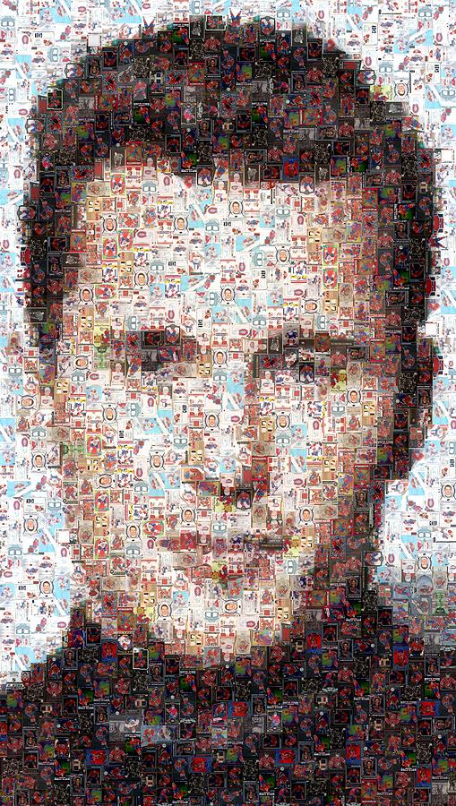 Brendan Gallagher portrait Mixed Media by Hockey Mosaics