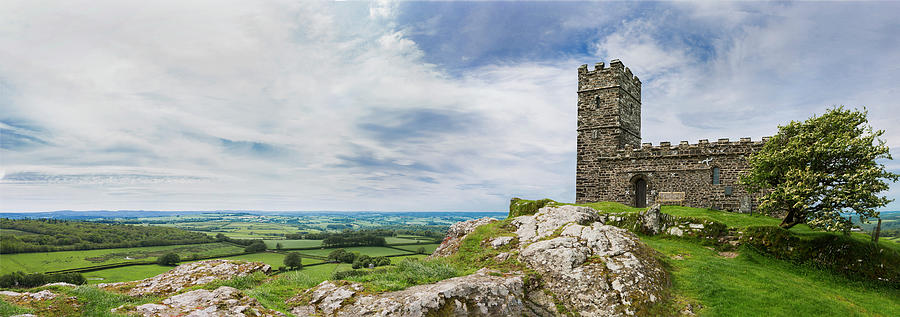 Brentor Panorama Photograph by Maggie Mccall