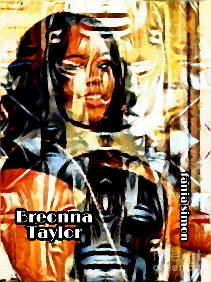 Breonna Taylor  Mixed Media by Fania Simon