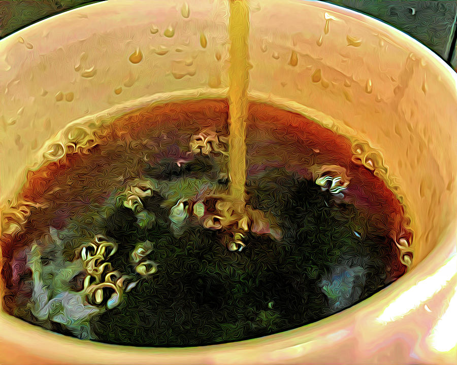Brewing Coffee with Expressionism Photograph by Bill Swartwout