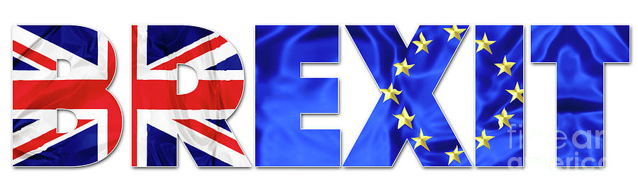 Brexit concept banner Photograph by Benny Marty