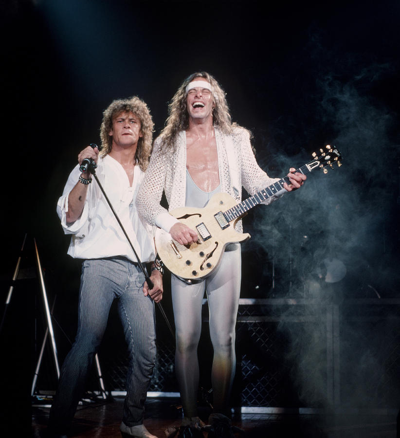 Brian Howe and Ted Nugent Photograph by Rich Fuscia