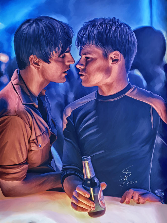 Brian Kinney and Justin Taylor in Babiylon. Digital artwork post ...