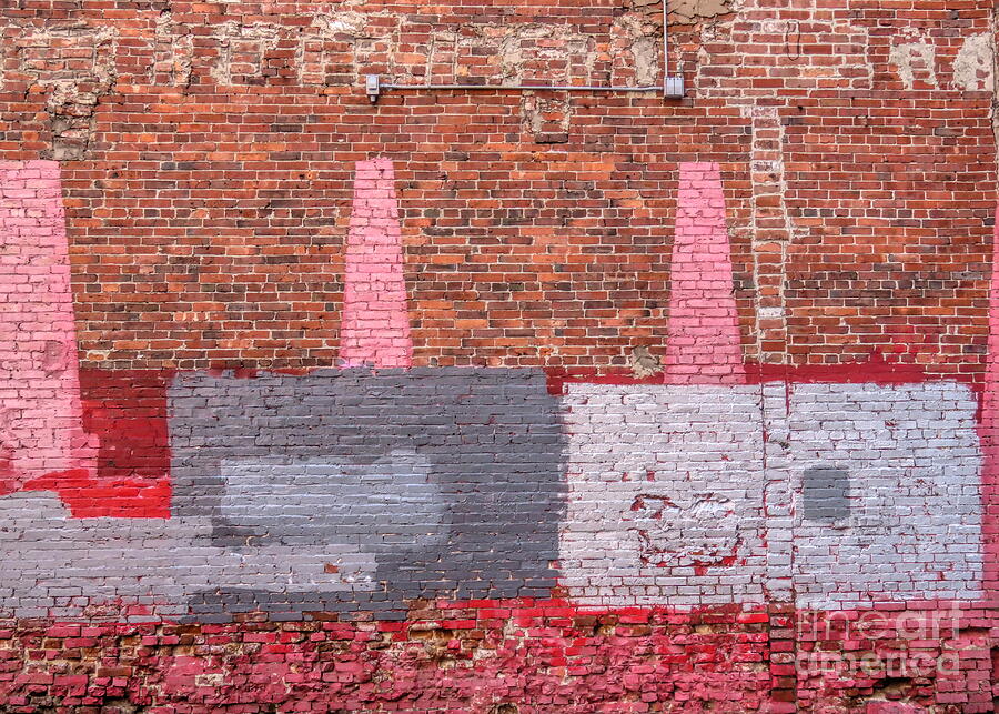 Brick abstract  Photograph by Janice Drew