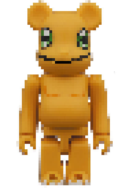 bearbrick agumon