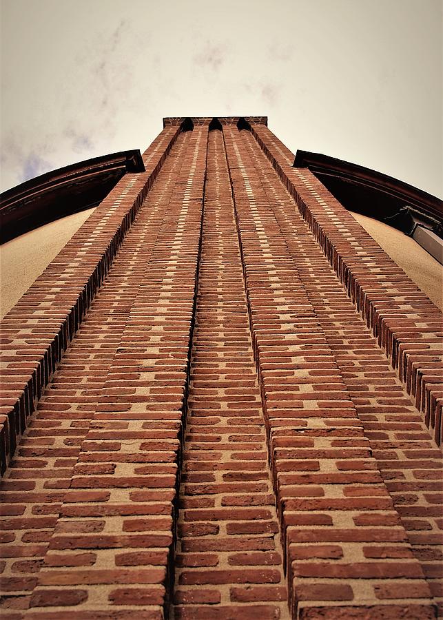 Brick Chimney Photograph by John Linnemeyer