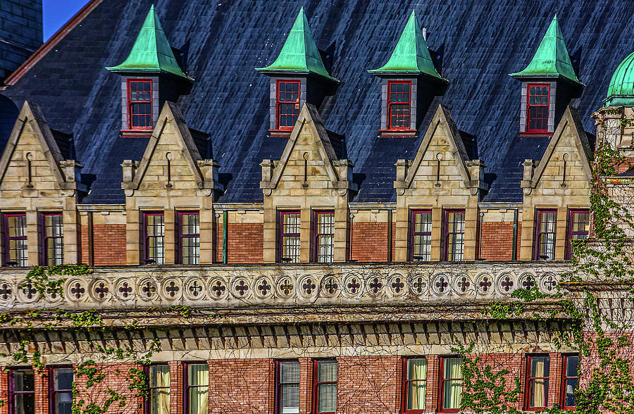Brick Facade and Dormers Photograph by Darryl Brooks