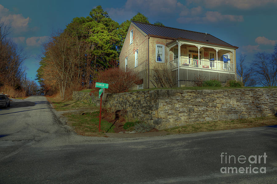 Brick House on a Hill Photograph by Larry Braun - Fine Art America