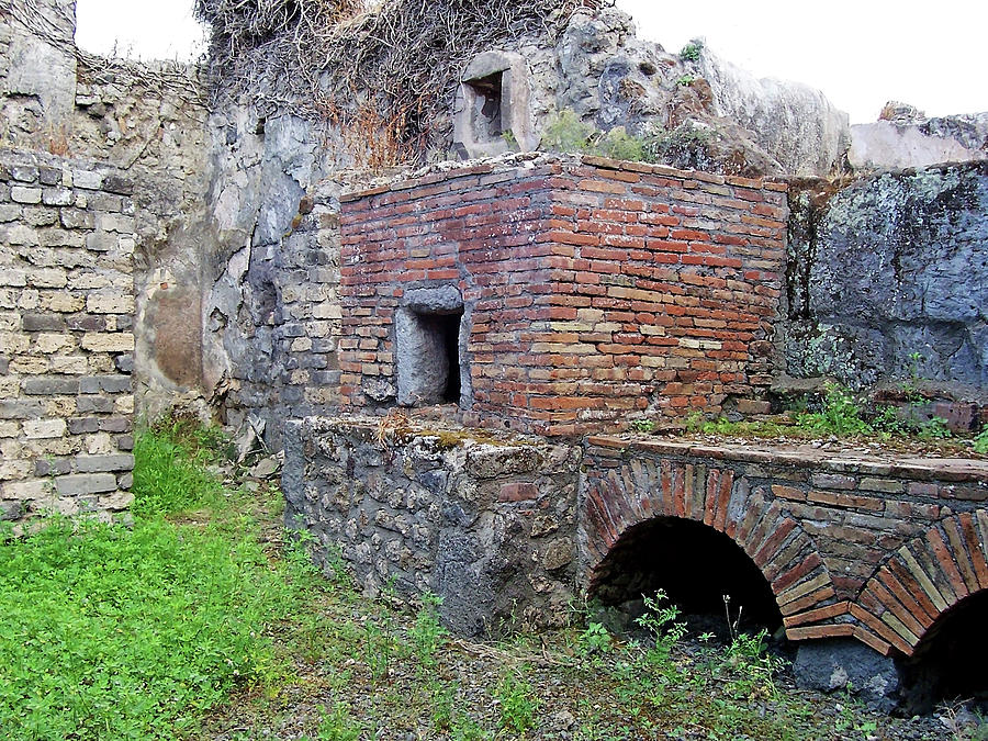 Brick Ovens Pompeii Photograph by Debbie Oppermann