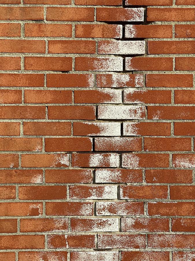Brick Wall Photograph by JoAnn Lense