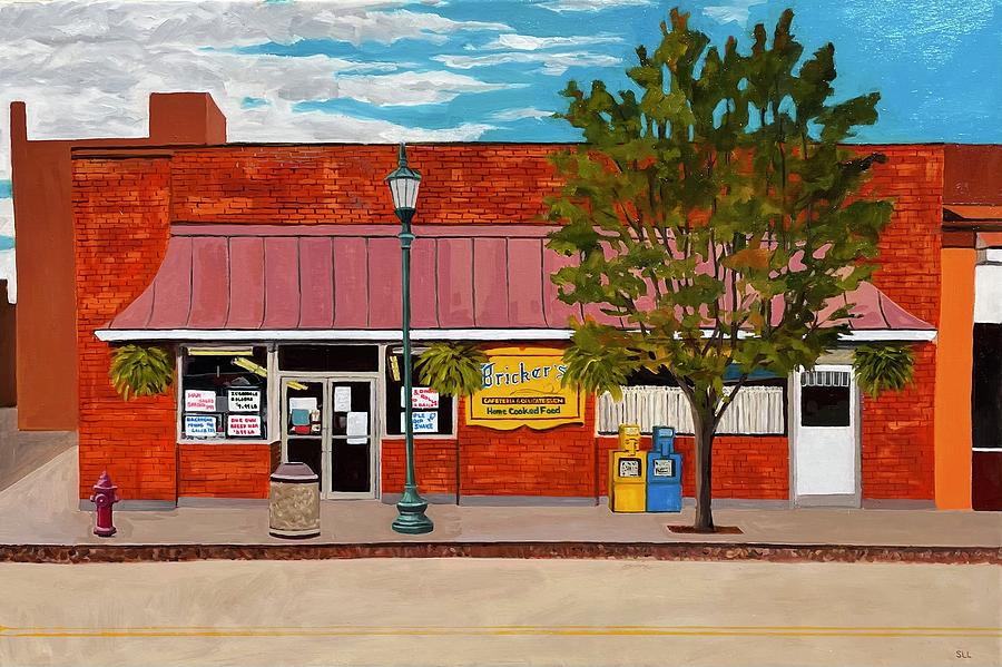 Brickers Cafeteria, East Liverpool, Ohio Painting by Sheri Liebschner ...