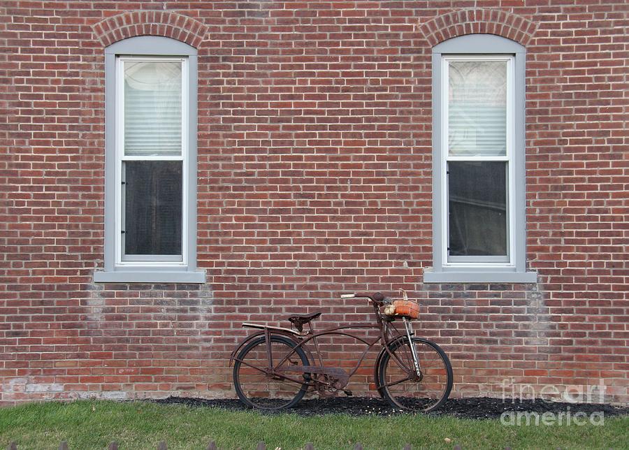 Bricks and Bike Photograph by Suzanne Oesterling