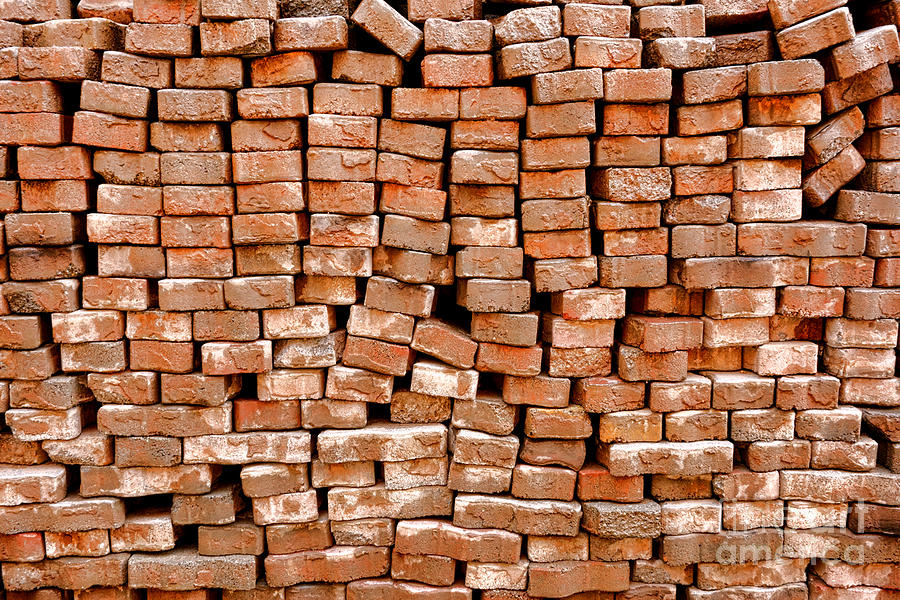 Bricks Photograph by Olivier Le Queinec
