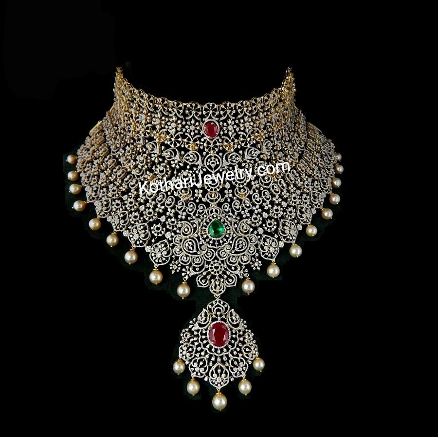 Bridal Detachable Diamond Choker Photograph by Nikki Malhotra | Fine ...