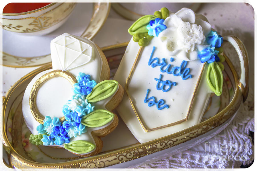 Cookie Photograph - Bridal Shower Cookies by Colleen Kammerer