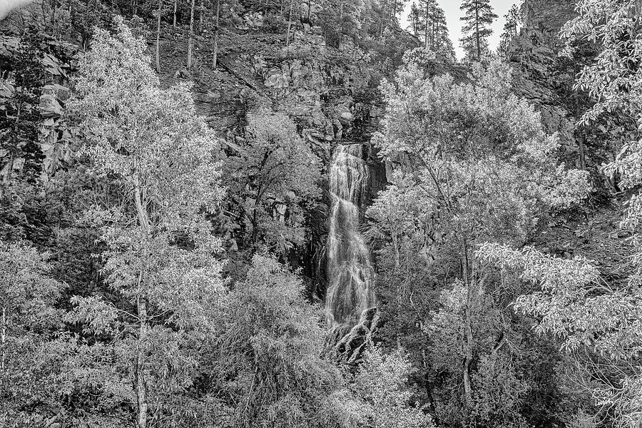 Bridal Veil Falls In Spearfish Canyon Photograph