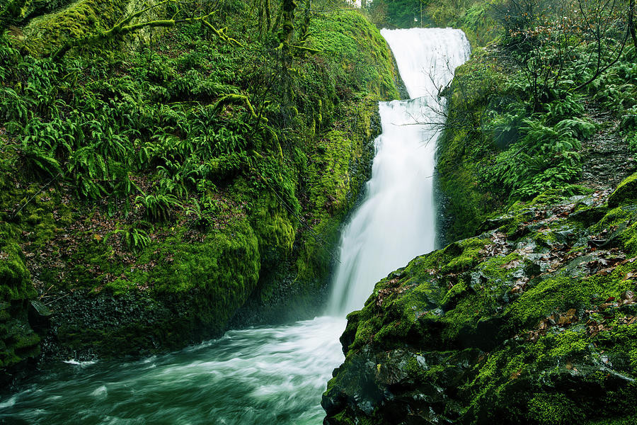 Bridal Veil Falls, Portland, Oregon Photograph by Aashish Vaidya