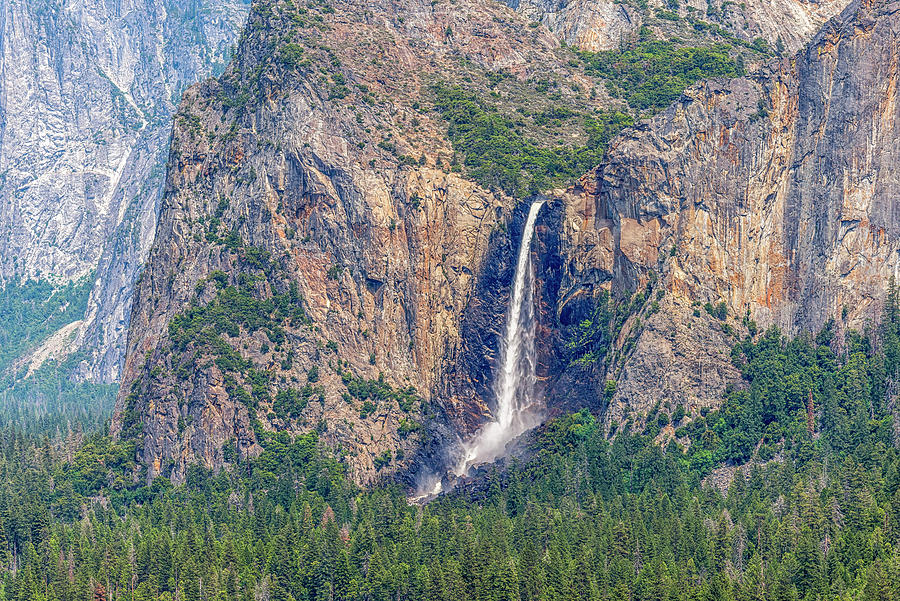 Bridalveil Fall Yosemite Valley Photograph by Joseph S Giacalone