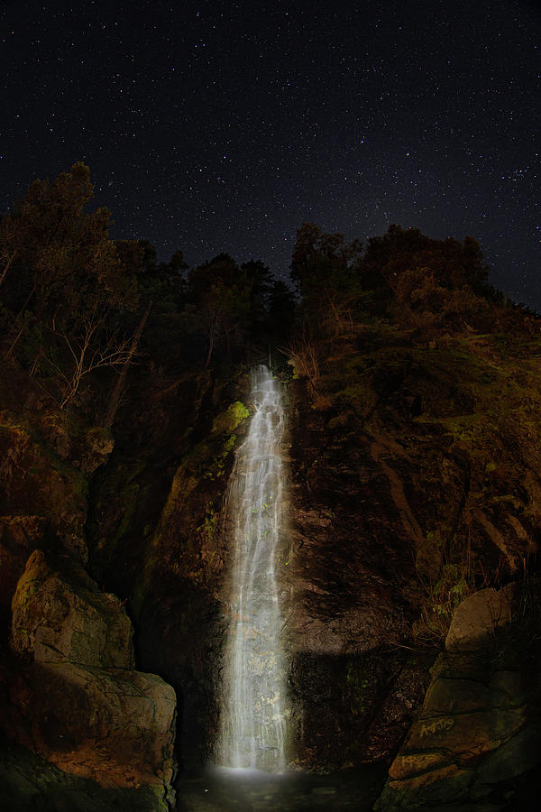 Bridalveil Falls At Night Photograph by Don Hoekwater Photography