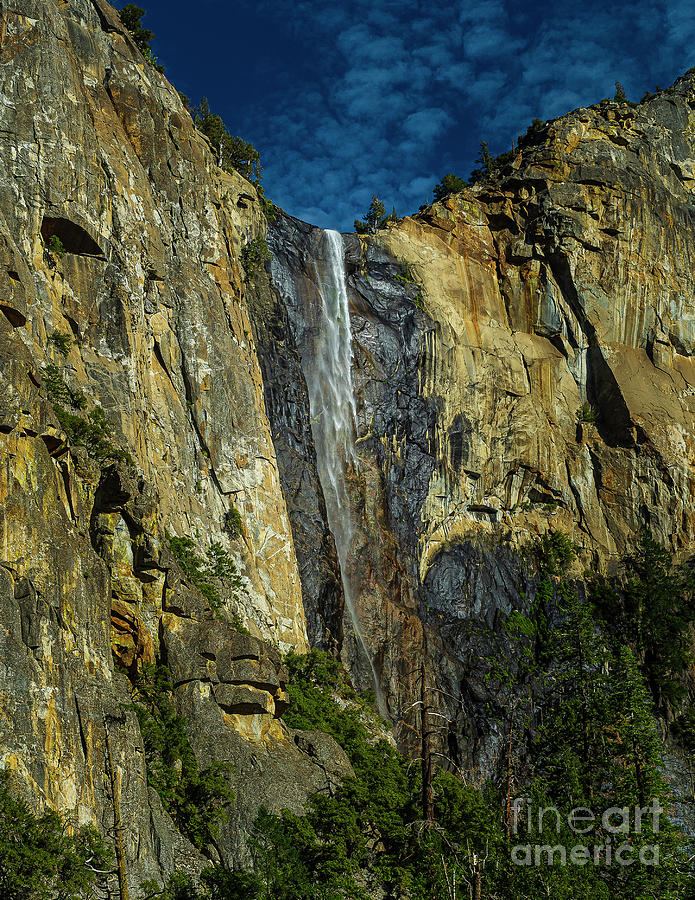 Bridalveil Falls at Yosemite  Photograph by Nick Zelinsky Jr