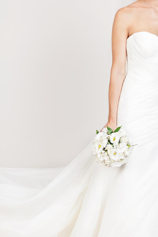 Bride Holding A Bouquet Photograph by Berenika_L