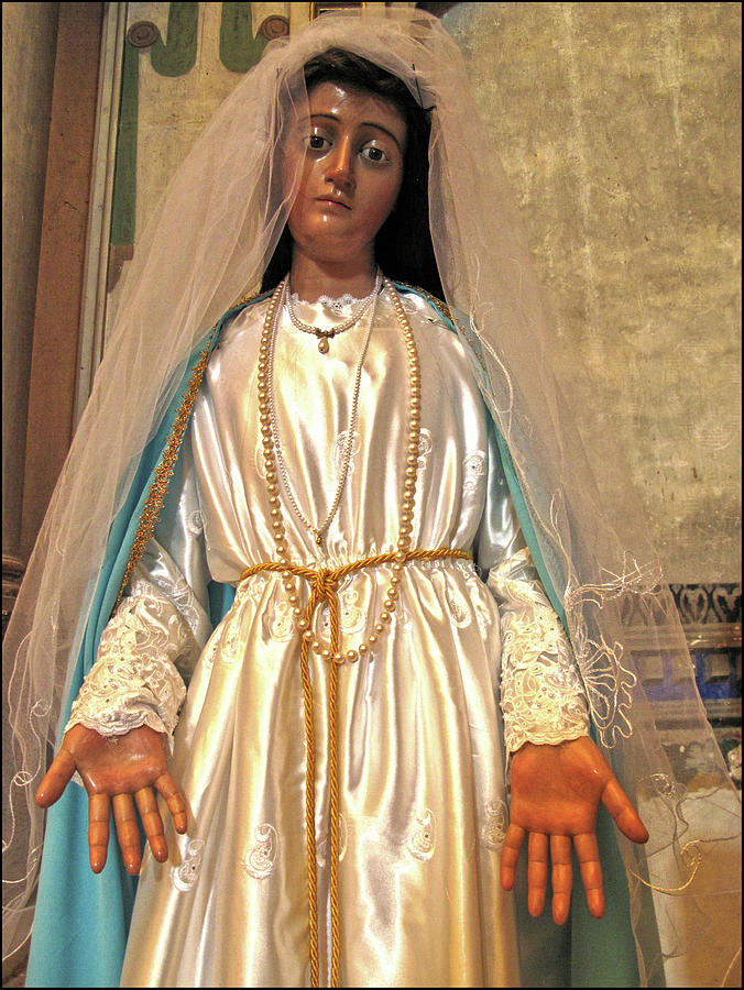 Bride of God at San Jeronimo Tlacochahuaya Mexico Photograph by Lorena Cassady
