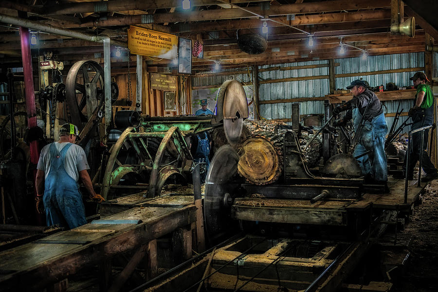 Briden-Roen Sawmill Photograph by Paul Freidlund