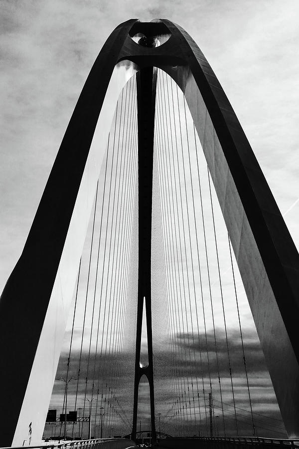 Bridge 1202 BW Photograph by Rick Perkins