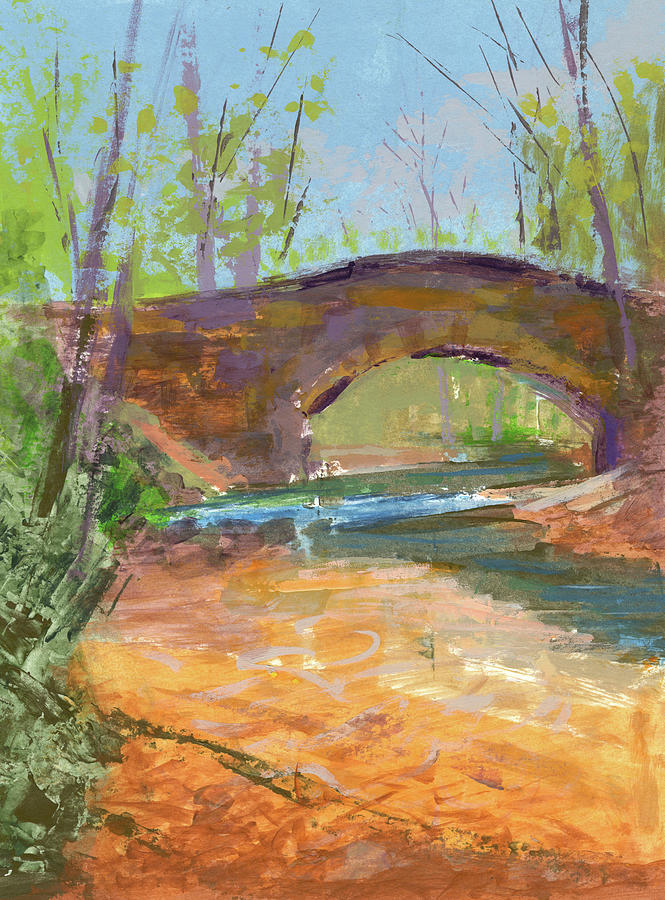 Bridge 210505 Painting by Chris N Rohrbach