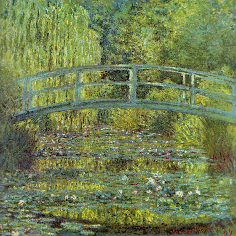 Bridge and Waterlilies 1899 Painting by Claude Monet - Fine Art America