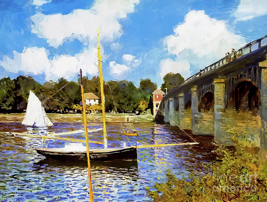 Bridge at Argenteuil I by Claude Monet 1874 Painting by Claude Monet
