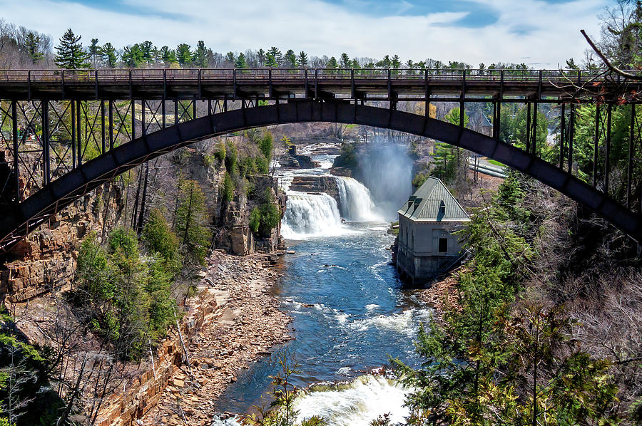 Bridge At Ausable Chasm Photograph By Prinz Erik