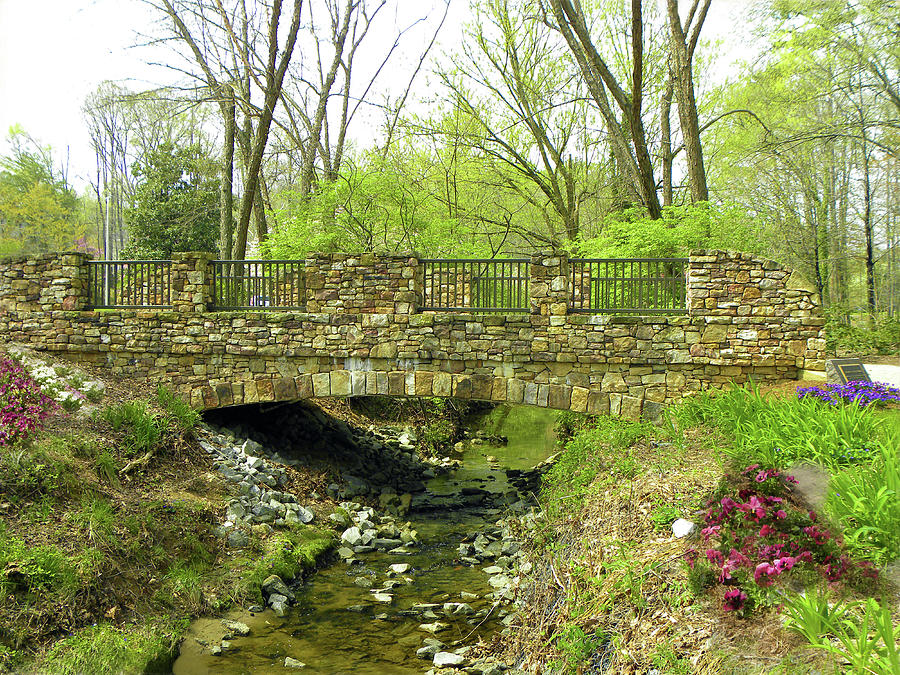 Spring Photograph - Bridge At Bicentennial Park by Sandi OReilly