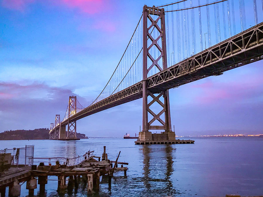 San Francisco Photograph - Bridge at the Bay by Timothy Lambert