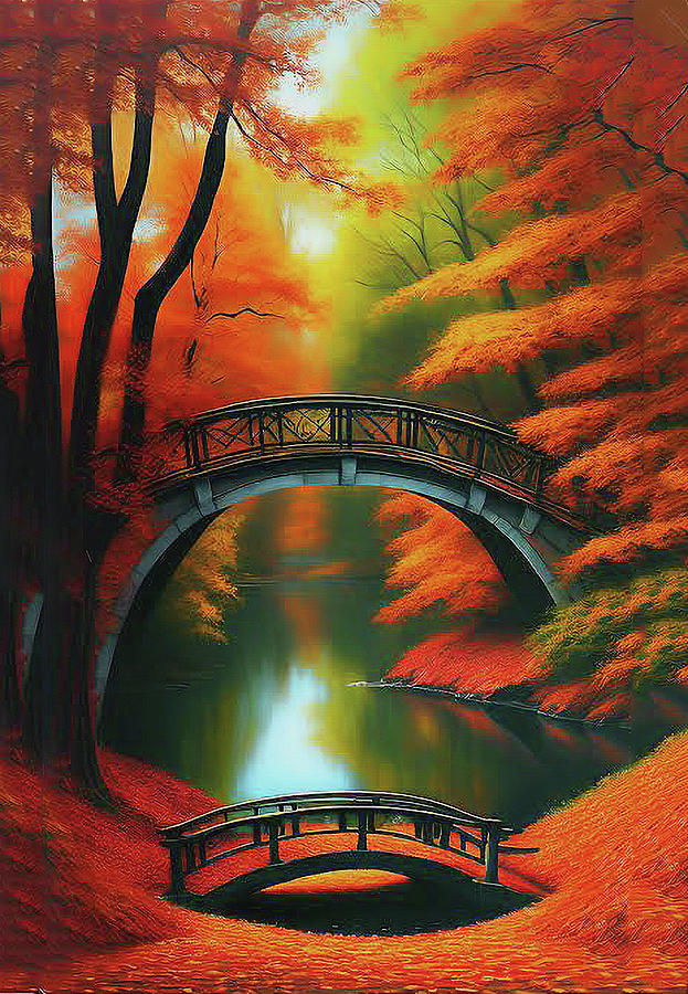  Bridge Connecting Two Worlds Digital Art by Dennis Baswell