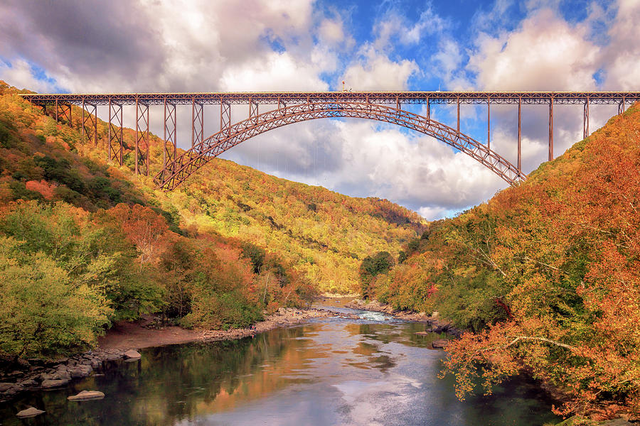 Bridge Day 2023 - Autumn Down in the Gorge Photograph by Susan Rissi Tregoning