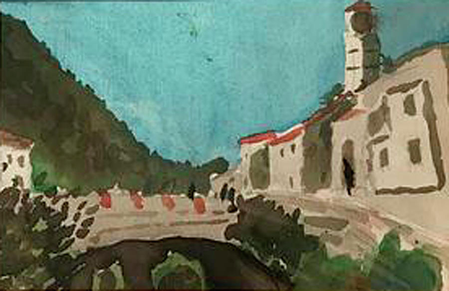 Bridge in Firenze Painting by John Macarthur