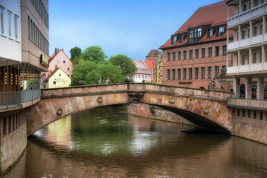 Bridge in Old Town Nuremberg, Germany Photograph by Matthew DeGrushe