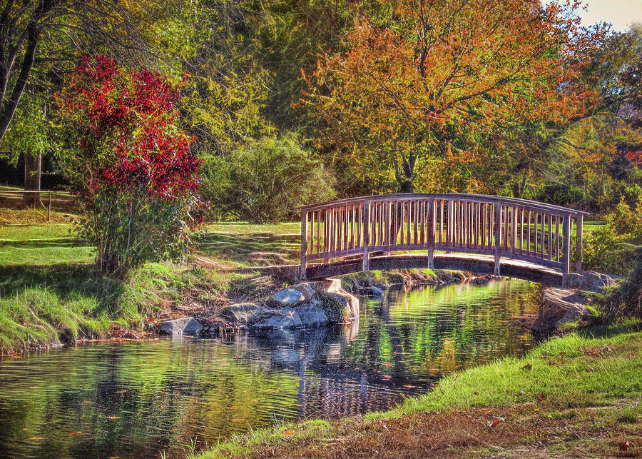 Bridge At Binney Park in Greenwich, Connecticut Photograph by Cordia Murphy