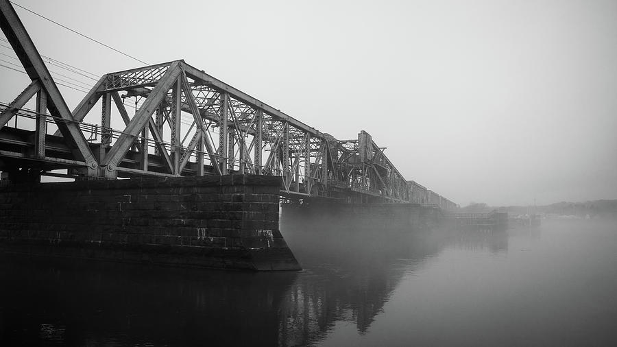Bridge in the Fog Photograph by Kyle Lee