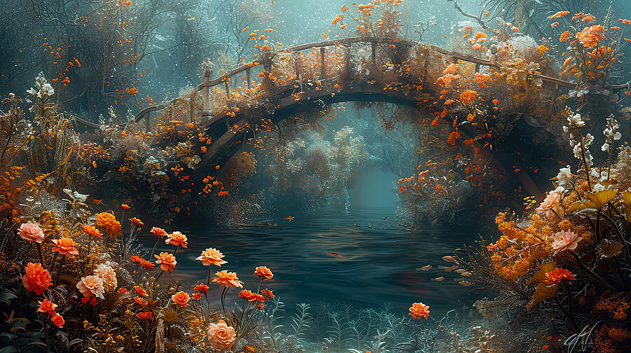 Bridge of fantasy Digital Art by Evie Carrier
