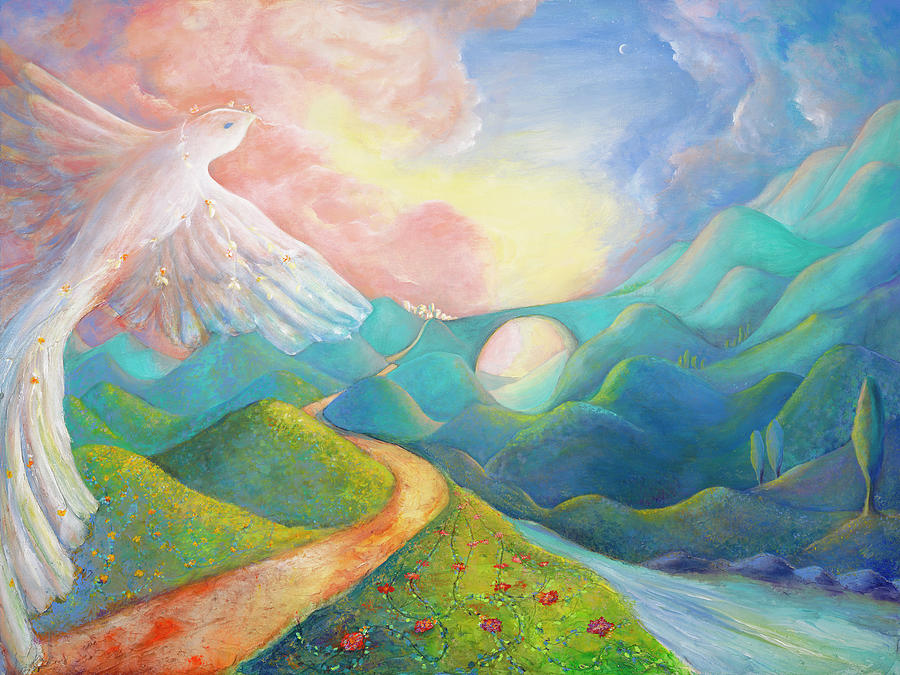 Bridge Of Hope 2 Painting by Valerie Graniou-Cook