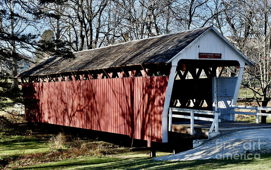 Bridge of Madison County Photograph by Linda Brittain