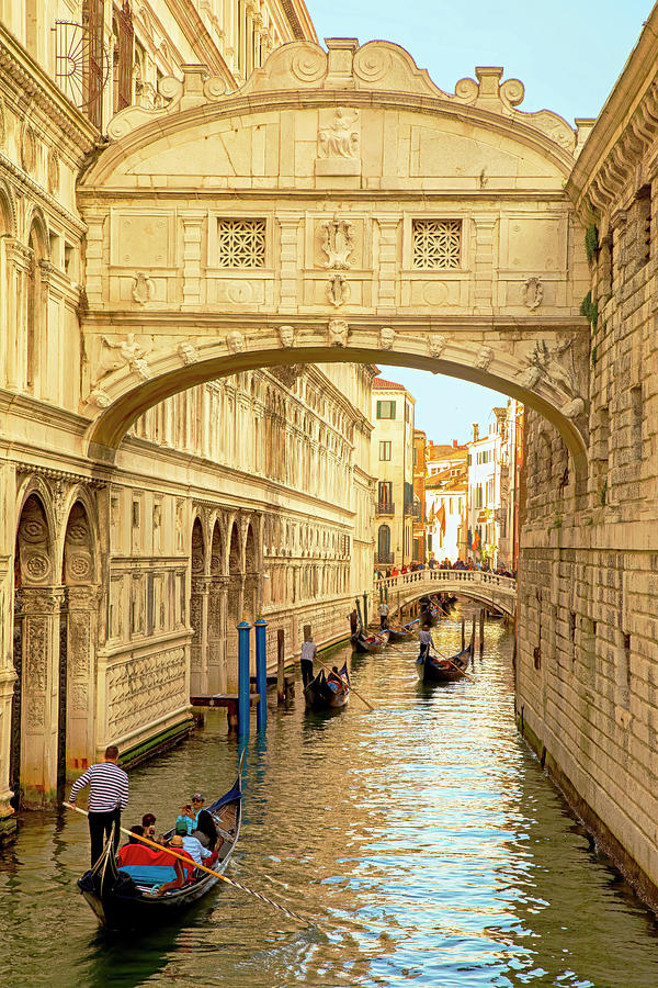 Bridge of Sighs in Venice Photograph by Lowell Monke