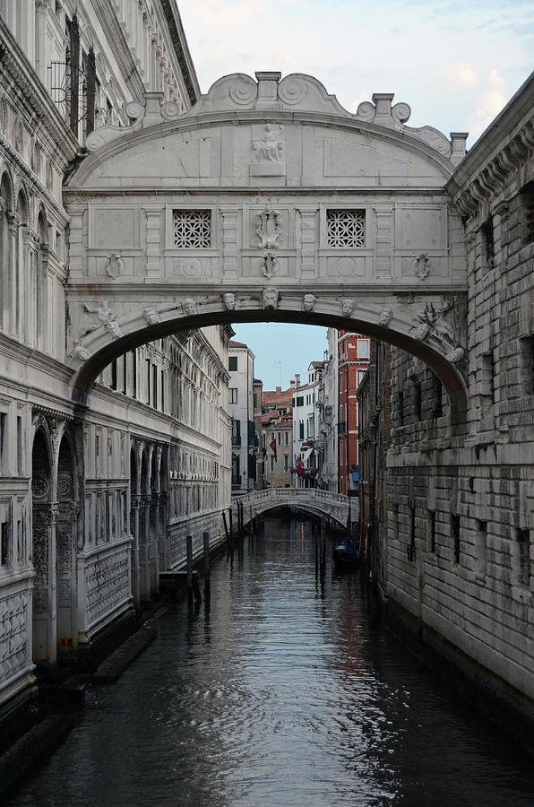 Bridge of Sighs over Rio di Polazzo Venice Italy Photograph by Shawn OBrien