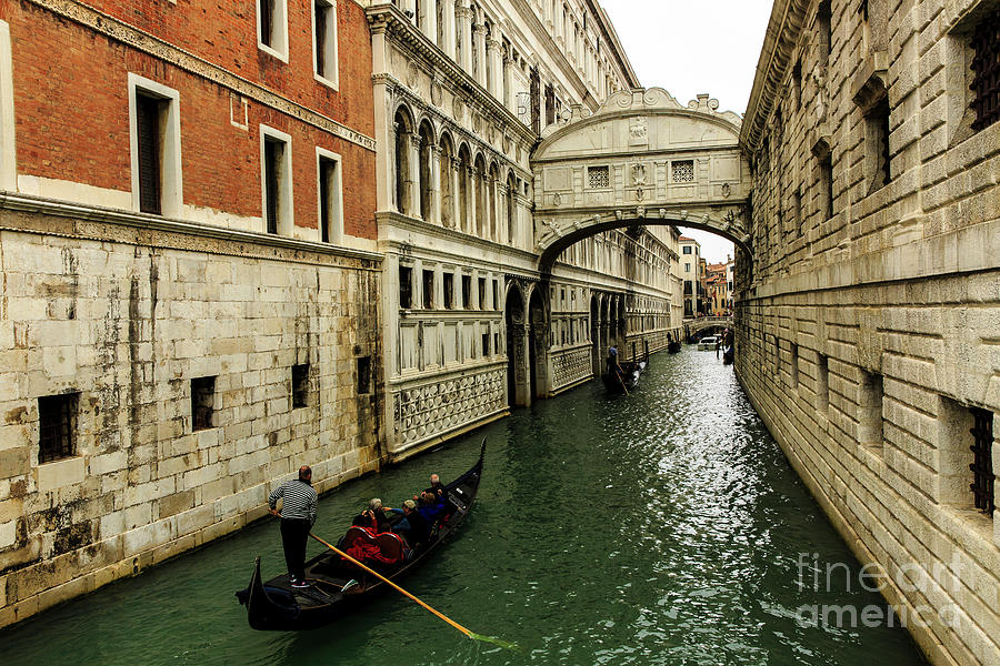 Bridge of Sighs Venice Italy Photograph by Ben Graham